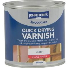 Johnstones 250ml Quick Drying Clear Varnish Gloss