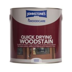 Johnstone's Woodcare Quick Drying Woodstain - Walnut - 2.5L