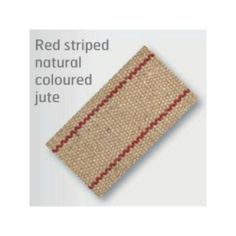 Red Striped Jute 60mm