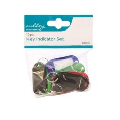 12 Piece Key Indicator / Key Ring Set