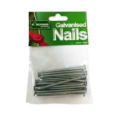 Kingfisher Gardening Galvanised Nails - 75mm - 100g Pack
