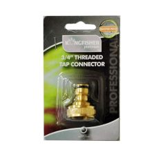 Kingfisher Pro Brass Threaded Tap Connector 3/4"