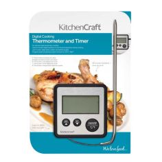 Kitchen Craft Digital Cooking Thermometer & Timer