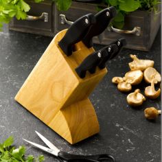 Kitchen Devils Lifestyle Knife Block with Knives & Scissors 