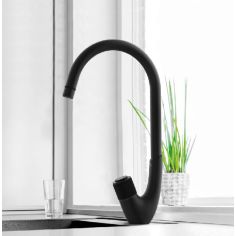 Kitchen Mixer Tap - Swan Black 