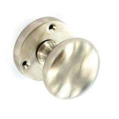 Securit Brushed Nickel Mortice Knobs (Pair) 60mm