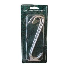 3 Piece 15cm S Hook Set 