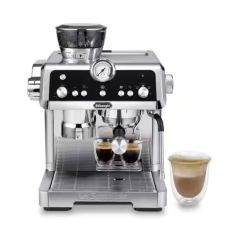 La Specialista Prestigio Manual bean to cup espresso machine Silver & Black