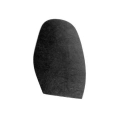 Ladies Soles In Dark Rubber (147mm x 100mm)