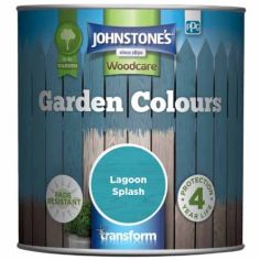 Johnstones Woodcare Garden Colours Paint - Lagoon Splash - 1L