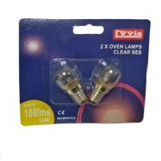 Lyvia 15W SES Oven Lightbulbs - Pack Of 2