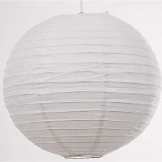 Loxton White Paper Lantern - 19"