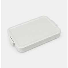 Make & Take Large Flat Lunch Box  - Light Grey 