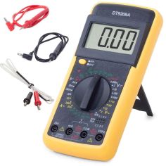 LCD Multimeter with Temperature DT9208A Probe