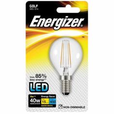 Energizer 4W Filament LED Golf E14 Lightbulb