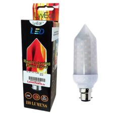 LyvEco 5W LED Real Flickering Flame Effect BC/ B22 Lightbulb