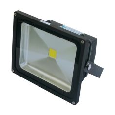 30W LED Black Floodlight (2180lm) Black - Cool White