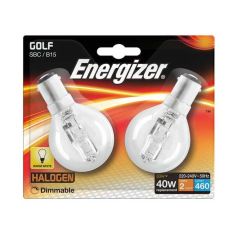 Energizer 33w Halogen Clear Golf B15 Lightbulb - Pack Of 2