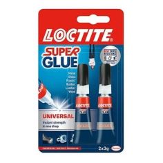 Loctite Universal 3g Liquid Super Glue - Pack Of 2