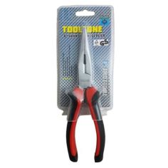 Toolzone 8" Satin Long Nose Pliers