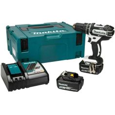 Makita Combi Drill with 1 x 4.0Ah Battery & Charger, 48 Piece Screw & Socket Set in Makpac
