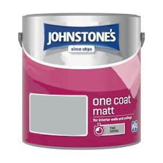 Johnstones One Coat Matt Paint - Manhattan Grey 2.5L