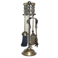 Mansion 21" Antique Brass Companion Set
