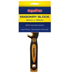 SupaDec Masonry Block Brush - 30mm x 120mm