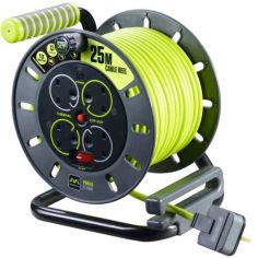 Masterplug ProXT 4 Socket Cable Reel - 25m