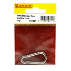 Carbine Hook Stainless Steel 4mm 