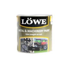 Löwe Metal & Machinery Paint - Black 500ml 