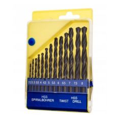 Metal Drill Bit Set 2.0-8.0mm - 13 pieces 