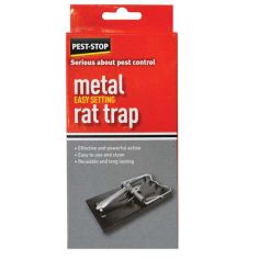 Pest Stop Easy Setting Metal Rat Trap