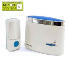 MIP Hearing Impaired Battery Operated Door Chime - White