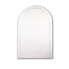 Tema Style Cut Design Arched Mirror - 55 X 40cm