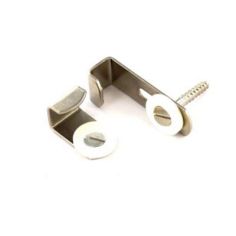 Securit Mirror Brackets Adjustable Nickel Plated 1 Set