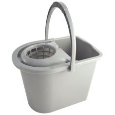 Plastic Mop Bucket & Wringer - 10L