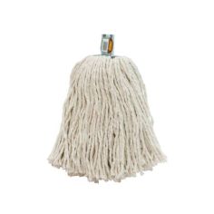 HV 160 g Made in Spain Mop Replacement Head Set Set of 3 Polyester Mop Heads with Plastic Socket Mop Head White 