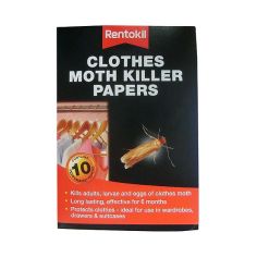 Rentokil Clothes Moth Killer Papers