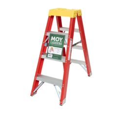 Moy Fiberglass ladder (4 - Step) Double Sided