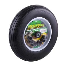 Universal Fit Flat Free Wheelbarrow Wheel - 14.3"