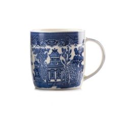 Blue Willow Barrell Mug - 12oz