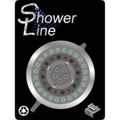 Shower Line Multifunction Replacement Shower Head