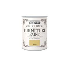 Rust-Oleum Chalky Finish Furniture Paint Mustard 750ml  