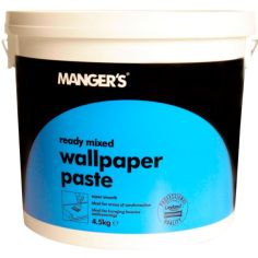 Mangers 4.5kg Wallpaper Paste Ready Mixed