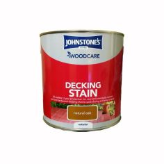 Johnstones Woodcare Decking Stain - Natural Oak 2.5L