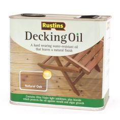 Rustins Decking Oil Natural Oak 5 Litre