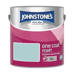 Johnstones One Coat Matt Paint - New Duck Egg 2.5L