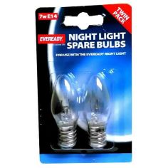 Eveready 7W NIGHT LIGHT Small Screw Cap Fitting E14/ SES Light Bulbs