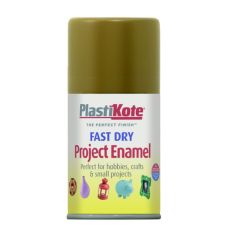 Plastikote Fast Dry Project Enamel Spray Paint - Nut Brown 100ml